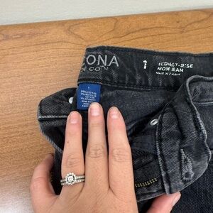 Sonoma Women's Dark Gray High-Rise Jeans